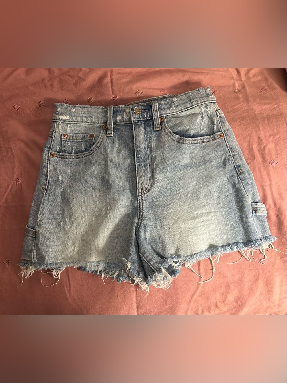 Daze Denim Carpenter Cutoff Jean Shorts